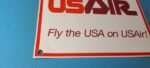Vintage US Air Airlines Sign – Aviation Airplane USA Gas Pump Porcelain Sign - Image 7