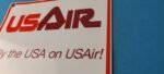 Vintage US Air Airlines Sign – Aviation Airplane USA Gas Pump Porcelain Sign - Image 9