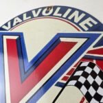 Vintage Valvoline Racing Oil Sign – Gas Pump Service Station Porcelain Sign - Image 12