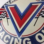 Vintage Valvoline Racing Oil Sign – Gas Pump Service Station Porcelain Sign - Image 4