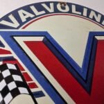 Vintage Valvoline Racing Oil Sign – Gas Pump Service Station Porcelain Sign - Image 5