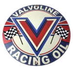 Vintage Valvoline Racing Oil Sign – Gas Pump Service Station Porcelain Sign