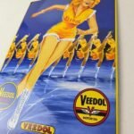 Vintage Veedol Motor Oil Sign – Roller Skating Service Gas Pump Porcelain Sign - Image 13
