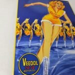 Vintage Veedol Motor Oil Sign – Roller Skating Service Gas Pump Porcelain Sign - Image 6