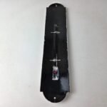 Vintage Veedol Skater Sign – Gas Service Pump Ad Sign on Porcelain Thermometer - Image 7