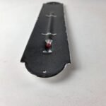 Vintage Veedol Skater Sign – Gas Service Pump Ad Sign on Porcelain Thermometer - Image 9