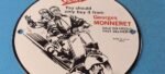 Vintage Vespa Sign – Scooter Motor Bike Gas Pump Service Station Porcelain Sign - Image 12