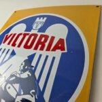 Vintage Victoria Motorcycles Sign – Authorized Dealership Bike Gas Pump Sign - Image 12