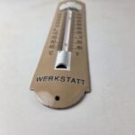 Vintage Volkswagen Automobiles Sign – Service Bug Sign on Porcelain Thermometer - Image 10