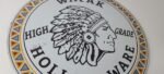 Vintage Wapak Hollow Ware Gasoline Sign – Indian Chief Gas Pump Porcelain Sign - Image 6