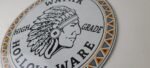 Vintage Wapak Hollow Ware Gasoline Sign – Indian Chief Gas Pump Porcelain Sign - Image 9
