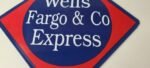 Vintage Wells Fargo Express Sign – Trains Railway Porcelain Gas Pump Sign - Image 4