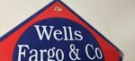 Vintage Wells Fargo Express Sign – Trains Railway Porcelain Gas Pump Sign - Image 5