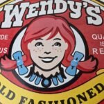 Vintage Wendy's Hamburgers Sign – Quality Old Fast Food Porcelain Gas Pump Sign - Image 3