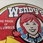 Vintage Wendy's Hamburgers Sign – Quality Old Fast Food Porcelain Gas Pump Sign - Image 5