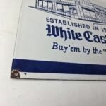 Vintage White Castle Sign – Fast Food Burgers Porcelain Advertising Gas Sign - Image 11