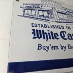 Vintage White Castle Sign – Fast Food Burgers Porcelain Advertising Gas Sign - Image 6