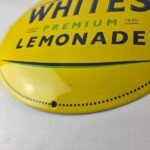 Vintage Whites Lemonade Porcelain Sign – Ice Cold Soda Beverage Gas Pump Sign - Image 13