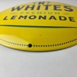 Vintage Whites Lemonade Porcelain Sign – Ice Cold Soda Beverage Gas Pump Sign - Image 14