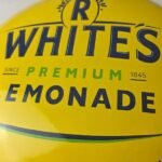 Vintage Whites Lemonade Porcelain Sign – Ice Cold Soda Beverage Gas Pump Sign - Image 4