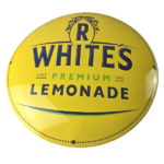 Vintage Whites Lemonade Porcelain Sign – Ice Cold Soda Beverage Gas Pump Sign - Image 2