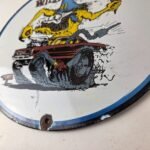 Vintage Wild Child Rat Fink Porcelain Sign – Ed Roth Monster Car Sign - Image 14