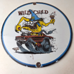 Vintage Wild Child Rat Fink Porcelain Sign – Ed Roth Monster Car Sign - Image 15
