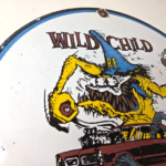 Vintage Wild Child Rat Fink Porcelain Sign – Ed Roth Monster Car Sign - Image 5