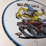 Vintage Wild Child Rat Fink Porcelain Sign – Ed Roth Monster Car Sign - Image 6