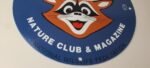 Vintage Wildlife Sign – Ranger Rick Nature Magazine Porcelain Gas Pump Sign - Image 7