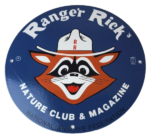 Vintage Wildlife Sign – Ranger Rick Nature Magazine Porcelain Gas Pump Sign - Image 2