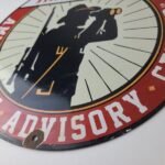 Vintage Winchester Porcelain Sign – Firearms Ammo Gas Station Advertisement Sign - Image 10