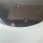 Vintage Winchester Porcelain Sign – Gas Station Pistols Advertisement Sign - Image 8